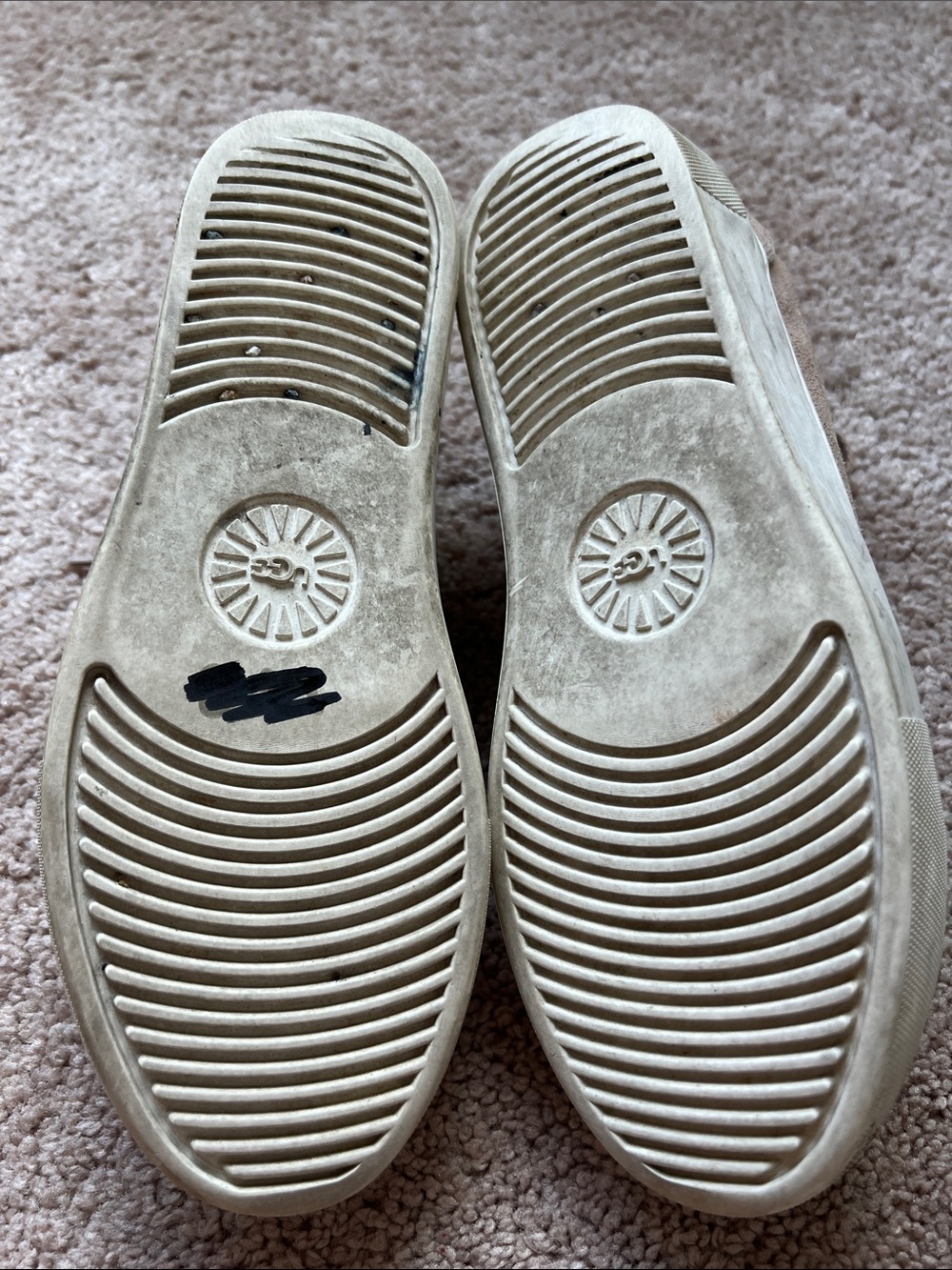 UGG Women’s Taupe Suede Low-Top Sneakers - Picture 7 of 8